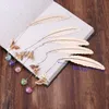 Marcador de marcador retrô de penas vintage butterfly metal bookmarks books book Mark Stationery artes