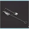 Charm Jewelryfactoryuf2Yalloy Flame Fashion Lock And Jewelry, Earrings Creative Drop Delivery 2021 Ikdeh