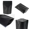 14 couleurs 5 tailles sacs en Mylar épais refermables en aluminium sacs de poche Stand Up sac auto-scellant sac de stockage des aliments en vrac LX4567