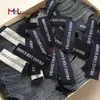 10x50 mm op maat geweven label kledingtags naaien in label