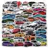 Car sticker 10/50/100pcs Sports Racing Car Stickers for Helmet Bumper Luggage Bicycle Snowboard Cool Vinyl Decals Sticker Bomb JDM Styles