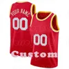 Mens Custom Diy Design Personlig Rund Neck Team Basketball Jerseys Män Sport Uniforms Stitching och skriva ut något namn och nummer Stitching Stars Yellow