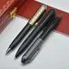 Promocja Wysokiej jakości klasyczny Ballpoint Pen Pigieniarnie Kolorowe metalowe napełnienie żywicy napędzania Pisniki prezentowe z opcjami pudełka 235W