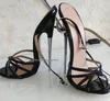 18 cm stilett superhigh heeled Mary Janes ankel wrap rems häl klänningskor kvinnor spik metall sandaler klubb