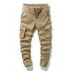 2020 Winter Cargo Pants Men Outdoor Jogger Overalls Autumn New Tactical Military Pant Casual Sweatpant Men 100% Cotton Trousers H1223