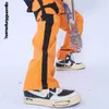 NameFunyGuerrilla Side Stirpe جينز جينز كوريا أزياء مصمم ملابس السراويل الهيب هوب رجال الشارع Mg212 الرجال