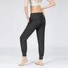 Designer Nakedfeel Fabric Workout Yoga Sport Joggers Pants Women Wasting Fitness Fitness Running Side Style Style5703495