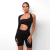 Winter Jumpsuits Black Bodysuits Sexy Outfits For Woman Rompers Bodycon Clothes Overalls Clubwear K20Q0001 210712