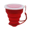 Petits mini gobelets pliants en silicone portables télescopiques avec couvercle anti-poussière tasses à café en plein air enfants voyage boisson eau Copa