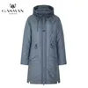 Gasman Windproof Down Jacket Coat Kvinnor Hooded Parka Jacka Höst Kvinnor Mode Bio Jackor Kvinna Tunna Puffer Jackor 211007