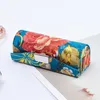 10 Stück chinesischer Stil, kleine Seidensatin-Schmuckschatulle mit Spiegel, Anhänger, Ring, Ohrring, Geschenkboxen, Lippenstift-Aufbewahrungsbox, Verpackungsröhre