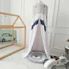 Cartoon Animal White Shark Tent Baby Crib Mosquito Netto Kinderkamer Decor Hanging Bed Gordijn Decoratieve Mosquito Netting Dia50cm H240CM