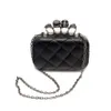 wallet 2021 hand grasping skull ring holding dinner bag chain shoulder women's190t