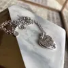 Mode 100% 925 Sterling Silver Blind For Love Collier, Glamour Original Jewelry Girlfriend Holiday Gift Chains