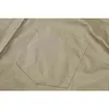 Khaki damskie Bluzki Letnie Z Długim Rękawem Loose Casual Prace High Waist Pas Slim Koszulki Eleganckie Ol Solid Rok Topy 210417