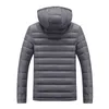 Men Double-sided Down Coats Wholesale Fashion Trend Warm Thicken Parker Hooded Puffer Jacket Designer Winter Male Casual Bread Puff Jackets