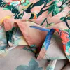 Style d'été Mode Tempérament Bord de mer Vacances Robes Féminine Col V Slim Imprimer Sling Beach Robe Midi GL054 210506