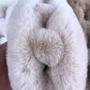 Autumn and Winter Faux Fur Rabbit Fur Scarf Plush Thickening Warm Solid Color Fur Ball Cross Student Children's Scarf