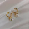 Orecchini di perle Femmina 2021 Trendy Temperamento coreano Elevata Elegante Elegante Trend Squisito Tiny Ear Stuss Dangle Chandelier