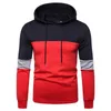 Mens Fashion Hip Hop Hoodies Stitching Hooded Casual Multiple Styles Sweatershirts 2 Colors Male Tops