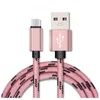 1M / 2M / 3M Pleciony USB do Type-C Kable Telefoniczne Dane Kabel Ładowarka Ładowarka do Xiaomi Samsung S10 S9 Note8 9