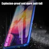 Full Protection Phone Cases Double Sided Magnetic Metal Phone Cover with Glass Protector For Samsung Galaxy S21 Plus Ultra A73 A52 A32 A12 A11 A53 A72 A71 A51 M51 M31 M21