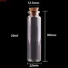 4/5/6/7/8ml...Tiny Glass Bottles with Cork Empty Jars Vial for Home Decoration Artware Craftwork 100pcsgoods