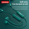 Lenovo SH1 Bezprzewodowe słuchawki Bluetooth 5.0 chip HiFi Jakość dźwięku IPX5 Wodoodporne sportowe słuchawki magnetyczne pasa douszne szyi