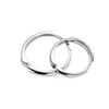 Cluster Rings 925 Sterling Silver Heart Love Ring Resizable Lovers 'Par Boyfrid Girl Gift