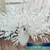 装飾的な花の花輪の花輪の花輪の人工的な柳の葉の枝白/グリーンオリーブの木の茎のためのウェディングセンターピースのパーティーの装飾工場価格専門家