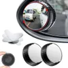 Miroir de tache aveugle de voiture Round Verre HD avec rétroviseur convexe encadré avec suceur réglable grand angle pour voitures SUV Truck6998460