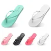 Ds tofflor strand skor flip flops kvinna grön gul apelsin marin bule vit rosa brun sommar sandaler 35-38