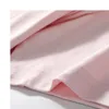 Harajuku الصيف المعتاد تي شيرت الوردي بلون الأساسي المحملات النسائية عارضة القمصان الكورية محب الحراسة البيضاء