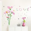 beautiful daisy flowers love wall decals home decorative stickers wedding party living bedroom mural art 3d post wallpaper 060. 210420