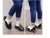 Nowa Wiosna Lato Jesień Dzieci Buty Dla Chłopców Dziewczyny Brytyjski Styl Dorywczo Przypadkowe Sneakers PU Skórzane Buty Mody Formalne Miękkie X0703