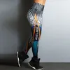 Don't Stop Brief Drucken Fitness Frauen Leggings 3D Gedruckt Slim Jeggings Hohe Taille Sport Leggings Elastische Dünne Lange Hosen 210518