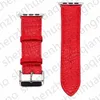 Projektant prezentów M Top Watchbands Watch Pasp Pasp 41 mm 42 mm 38mm 40 mm 44 mm 45 mm iwatch 1 2 3 4 5 6 SE 7 opaski skórzane paski Bransoletka Modna opaska na paski obserwacyjne