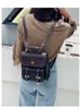 Kvinnor Kvalitet Vintage Leather Preppy Little Bee School College Travel Bag