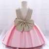 Robes de fille été cérémonie 1er anniversaire robe pour bébé fille vêtements perles mariage princesse robe de bal fête infantile Vestidos