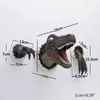 3D симуляция динозавров украшения VelociRaptor набор смолы стены наклейки атмосфера оформление реквизиты подходит для партийной мебели 211101