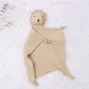 Mjuk ekologisk bomull Muslin Lion djur nyfödda Pacify Handdukar Bibs Soothers Handduk Robes M3642