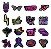 Vinger Speelgoed Cartoon Neon Licht Graffiti Stickers Auto Gitaar Motorfiets Bagage Koffer DIY Classic Toy Decal Sticker voor Kid