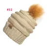 Autumn yet winter men's and women's CC standard ponytail knitted hats outdoor thickened ski hat