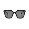 Nouvelle marque Black Cat Eye Lunettes de soleil polarisées Femmes pour hommes Luxe Square GM Beach Voyage Grand Designer Lunettes de soleil Uv400 avec boîte NWY0