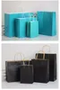 Kraft Paper Bags with Handles Bulk Colorful Paper Gift Bags Shopping Bags for Shopping Gift Merchandise Retail Party Favor 8"x4.5"x10"