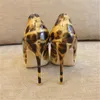 Mode Frauen Leopard Weiß Patent Leder Poined Toe Stiletto High Heel Pump SCHUHE MIT HOHEN ABSÄTZEN Hochzeitskleid