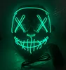 Mixed Cosmask Halloween Color Led Mask Party Masque Masquerade Masks Neon Maske Light Glow in the Dark Horror Glowing Facecover rade s e g
