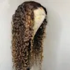 Короткий странный кудрявый парик с детскими волосами для чернокожих женщин синтетический омбре коричневый безразличный косплей парики высокая температура 10-14 "