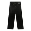IEFB Herenkleding Koreaanse ins Trend Hoge Taille Zwart Grijs Casual Jeans Losse Rechte Vintage Denim Broek 9Y7164 210524