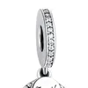 キュービックジルコニアビーズチャームフィットオリジナルPandora Charm Bracelet Diy Authentic Jewelry 1228 Q2